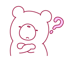 The bear "UGOKUMA" sticker #12560669