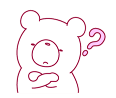 The bear "UGOKUMA" sticker #12560669