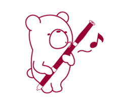 The bear "UGOKUMA" sticker #12560675