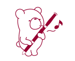 The bear "UGOKUMA" sticker #12560675