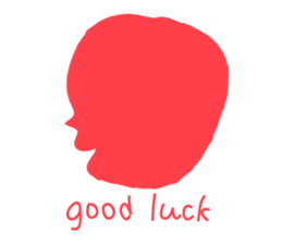 Pink human sticker #12560702