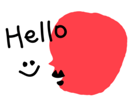 Pink human sticker #12560706