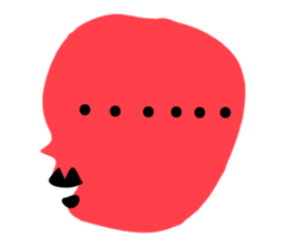 Pink human sticker #12560707