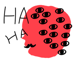 Pink human sticker #12560708