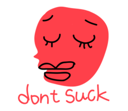 Pink human sticker #12560709