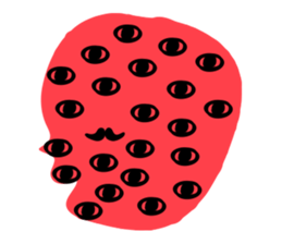 Pink human sticker #12560711