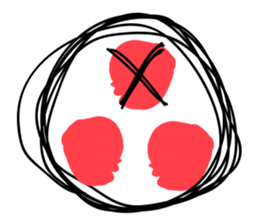 Pink human sticker #12560712