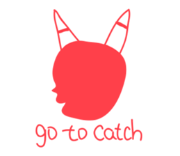 Pink human sticker #12560715