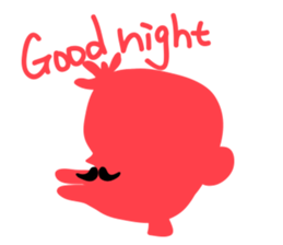 Pink human sticker #12560716