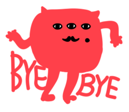 Pink human sticker #12560717