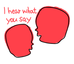 Pink human sticker #12560718