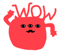 Pink human sticker #12560719