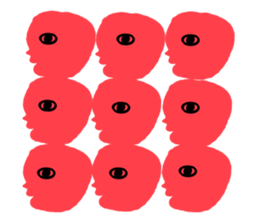 Pink human sticker #12560720