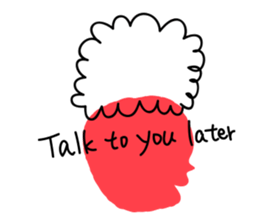 Pink human sticker #12560725