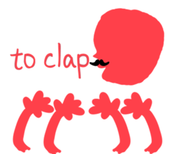 Pink human sticker #12560733