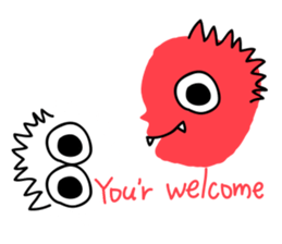 Pink human sticker #12560738