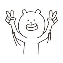 high speed big lips bear5.1 sticker #12560827