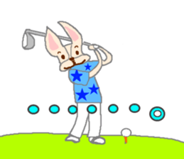 Rabbit & French Bull-Dog 2 sticker #12560889