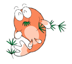 pretty Gold fish sticker sticker #12560983