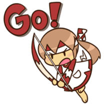 Frog and Archer sticker #12561010