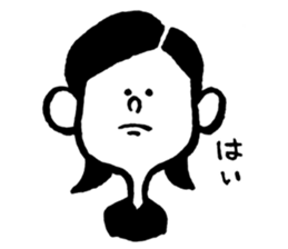 ordinary reaction -Girl- sticker #12561454