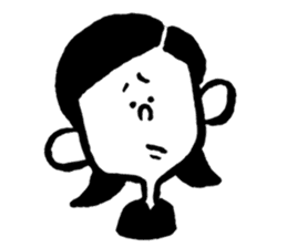 ordinary reaction -Girl- sticker #12561470