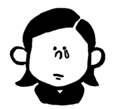 ordinary reaction -Girl- sticker #12561472