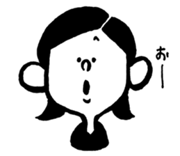 ordinary reaction -Girl- sticker #12561476