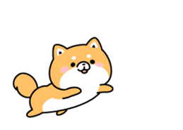Animation of cute Shiba Inu by DECOR sticker #12562038