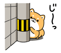 Animation of cute Shiba Inu sticker #12562042