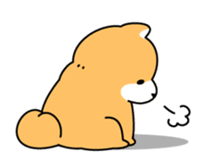Animation of cute Shiba Inu by DECOR sticker #12562035