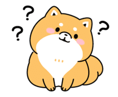 Animation of cute Shiba Inu sticker #12562046