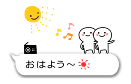 Animation balloon sticker sticker #12562214