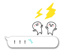 Animation balloon sticker sticker #12562220