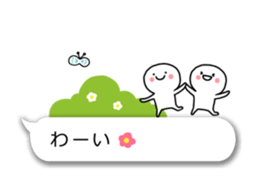 Animation balloon sticker sticker #12562227