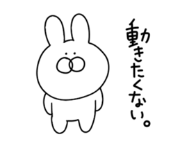 Invective rabbit to move sticker #12563228