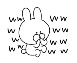Invective rabbit to move sticker #12563229