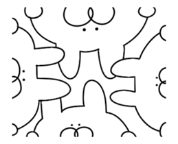 Invective rabbit to move sticker #12563237