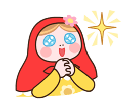 Moving! matryoshka girl "Nina" sticker #12563678