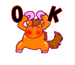 Horse horse horse sticker #12563996