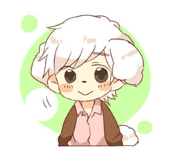 dog boys. sticker #12564287