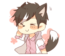 dog boys. sticker #12564296