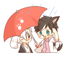 dog boys. sticker #12564306