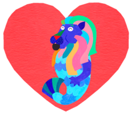 Colorful Merlion!! sticker #12564466