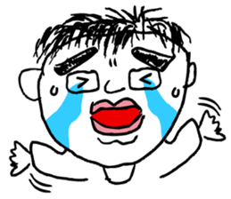 Don't call me handsome!! sticker #12565154