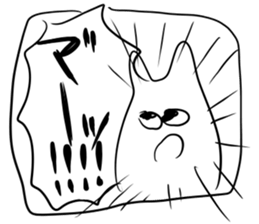 jitto miru usagi 5 sticker #12565550