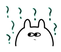 jitto miru usagi 5 sticker #12565577