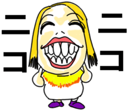 Mother's smile sticker #12566152