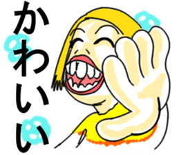 Mother's smile sticker #12566156