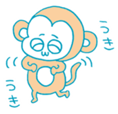 Let's Monkey Around 01 sticker #12567102